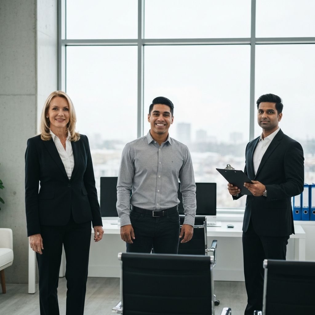 Team von Immobilienmaklern